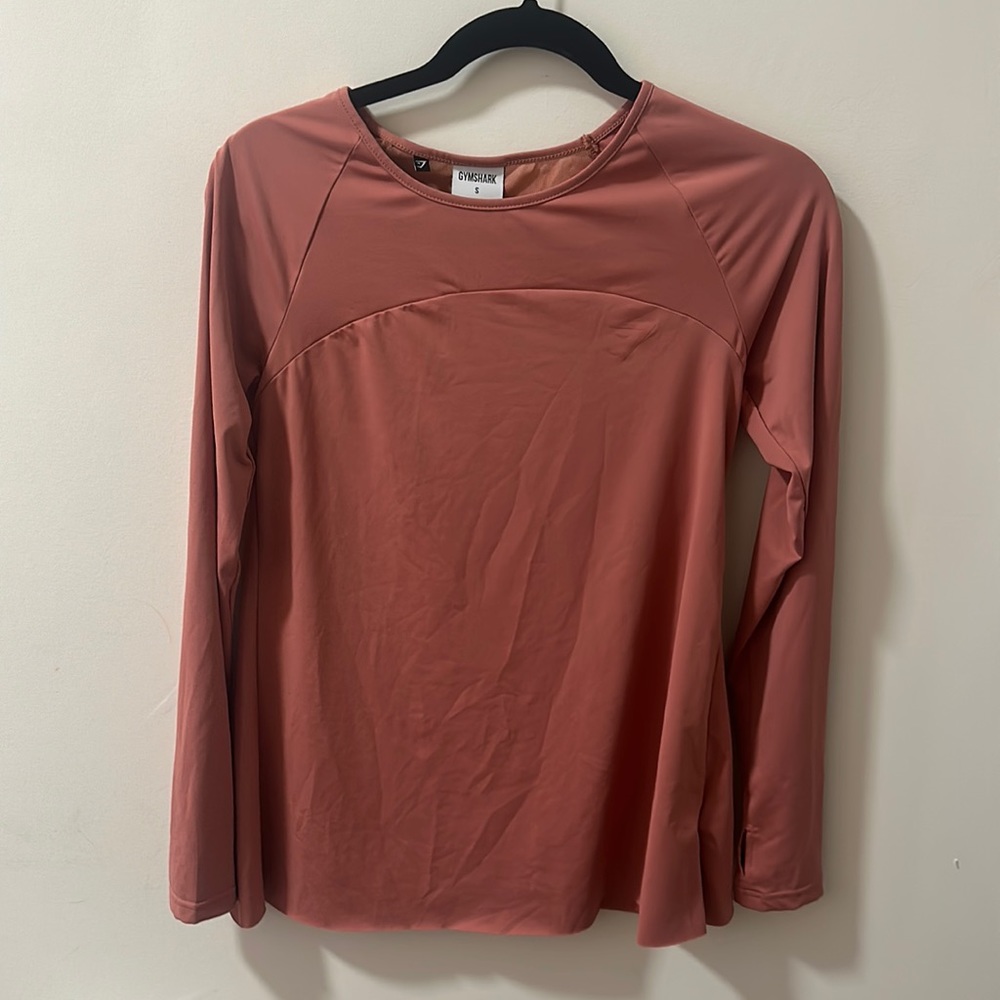 Gymshark long sleeve with thumb holes